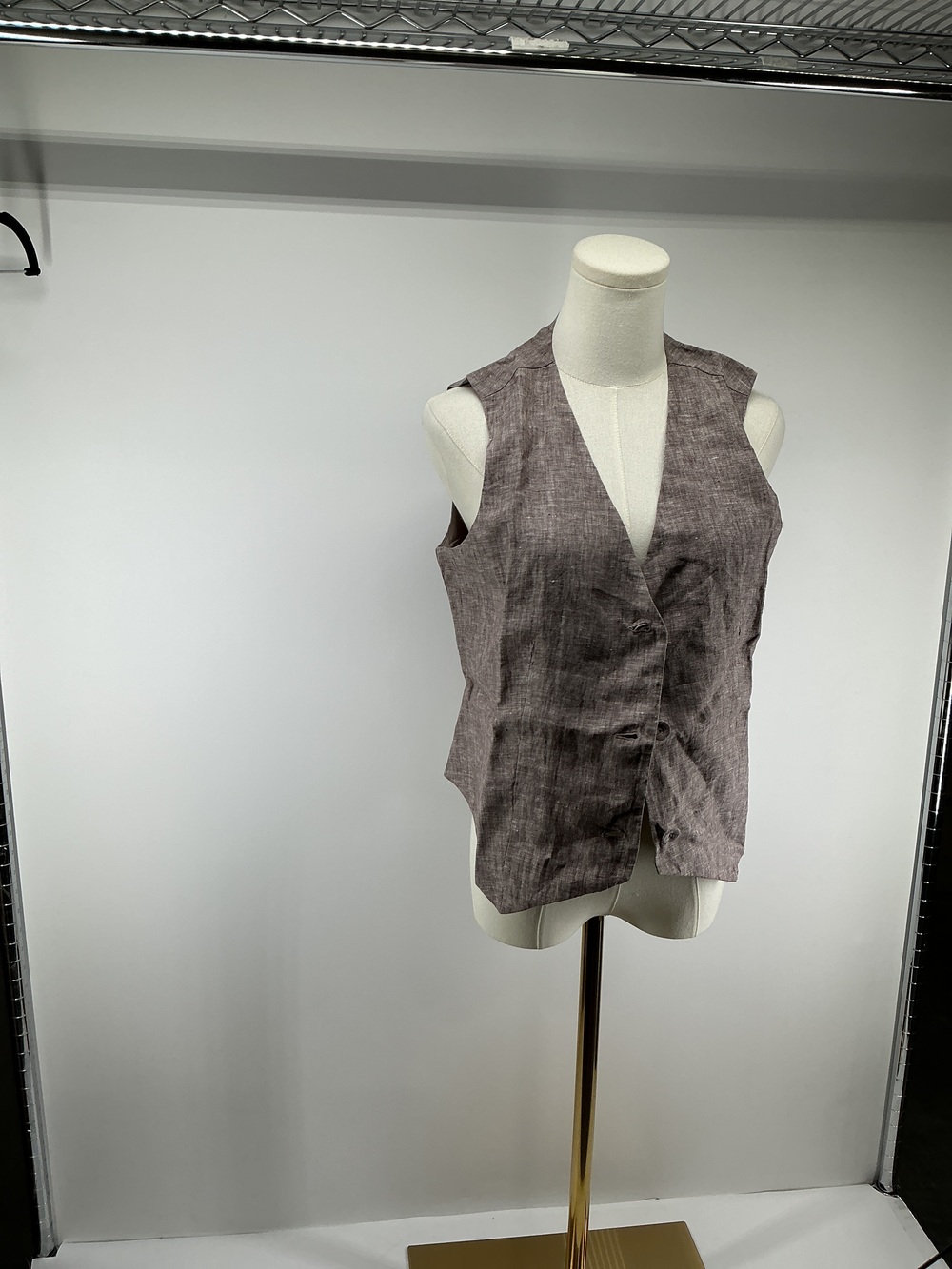 100% European Linen Vest